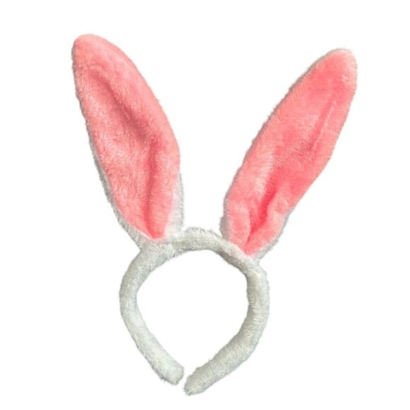 Easter Bunny Ears Headband Rabbit Ear headband Pink 6 Pack - Child Size - Picture 3 of 4
